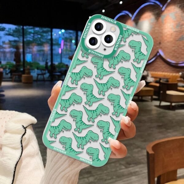 เคส iPhone แบบป้องกันกล้องสำหรับ for iPhone 14 ลาย ไดโนเสาร์ - Image 6