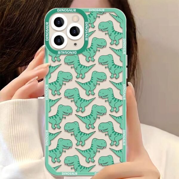 เคส iPhone แบบป้องกันกล้องสำหรับ for iPhone 14 ลาย ไดโนเสาร์ - Image 7