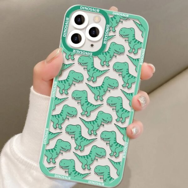 เคส iPhone แบบป้องกันกล้องสำหรับ for iPhone 14 ลาย ไดโนเสาร์ - Image 3