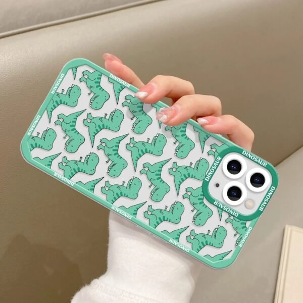 เคส iPhone แบบป้องกันกล้องสำหรับ for iPhone 14 ลาย ไดโนเสาร์ - Image 2