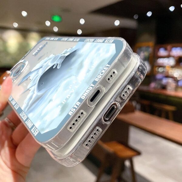 เคส iPhone แบบป้องกันกล้องสำหรับ for iPhone 13 ลาย โลมา 2 ชิ้น - Image 2