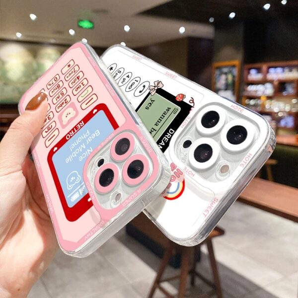 เคส iPhone แบบป้องกันกล้องสำหรับ for iPhone15 Pro MAX ลายมือถือ 2ชิ้น - Image 3