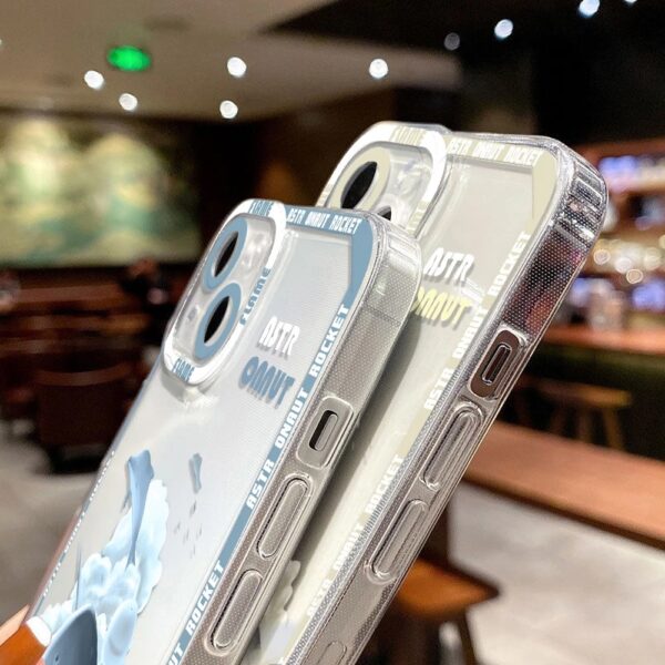 เคส iPhone แบบป้องกันกล้องสำหรับ for iPhone 13 ลาย โลมา 2 ชิ้น - Image 7