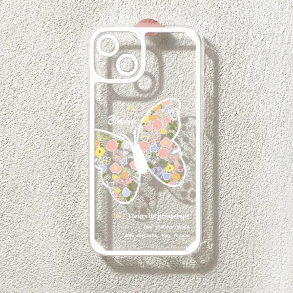 เคส iPhone แบบป้องกันกล้องสำหรับ for iPhone15 Pro MAX ลาย ผีเสื้อ - Image 8
