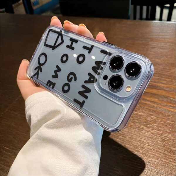 เคสแข็ง iPhone แบบป้องกันกล้องสำหรับ for iPhone 14 Pro Max ลาย I WANT TO GO HOME  - Image 7