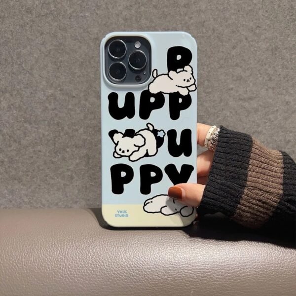 เคสแข็ง iPhone แบบป้องกันกล้องสำหรับ for iPhone 14 Pro Max ลาย ลูกหมา Puppy - Image 7