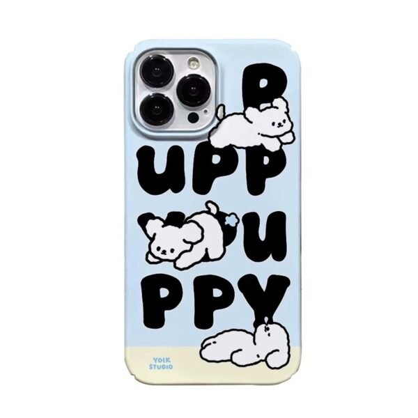 เคสแข็ง iPhone แบบป้องกันกล้องสำหรับ for iPhone 14 Pro Max ลาย ลูกหมา Puppy - Image 9