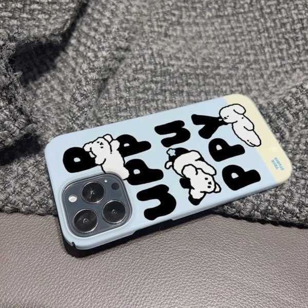 เคสแข็ง iPhone แบบป้องกันกล้องสำหรับ for iPhone 14 Pro Max ลาย ลูกหมา Puppy - Image 4