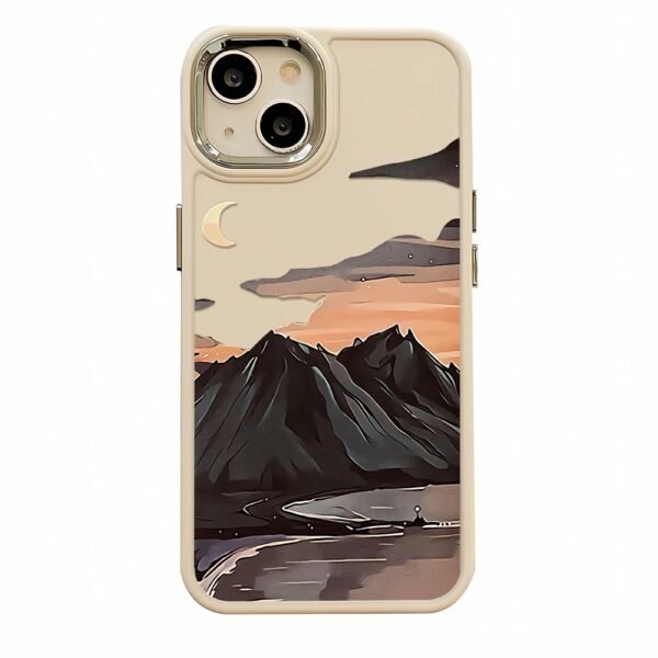 เคสแข็ง iPhone แบบป้องกันกล้องสำหรับ for iPhone 14 Pro Max ลาย ภูเขา และ แม่น้ำ - Image 2