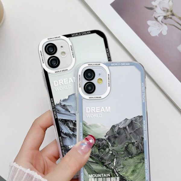 เคส iPhone แบบป้องกันกล้องสำหรับ for iPhone15 ลาย Everest 2ชิ้น - Image 2