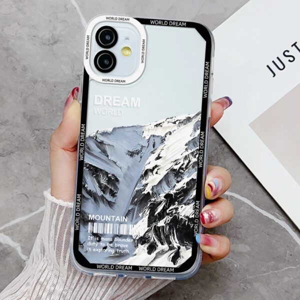เคส iPhone แบบป้องกันกล้องสำหรับ for iPhone15 ลาย Everest 2ชิ้น - Image 7