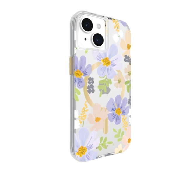 Case-Mate Rifle Paper with MagSafe เคส iPhone 15 - Pastel Marguerite - Image 3